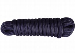 Landvast 16-voudig polyester 16 mm - 15 meter navy