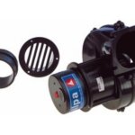 Blower 24V, 280 m³ / h flens montage