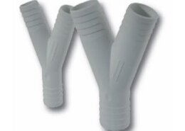 Slangconnector Y, kunststof 25x25x38