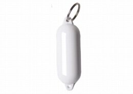 Drijvende sleutelhanger fender wit