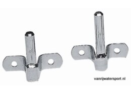 RVS roerpen 30 mm
