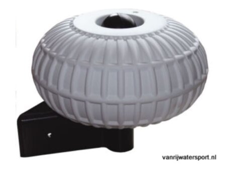 Dock wheel 30 x 15 cm met beugel, wit