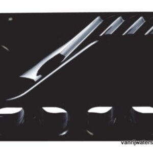 Fenderklem 3 tot 6 mm. zwart