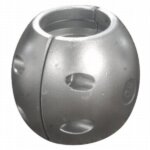 Schroefas anode Aluminium 25 mm