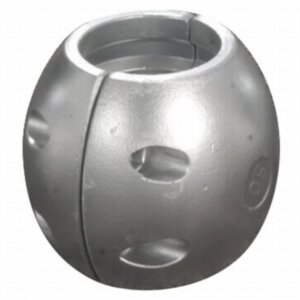 Schroefas anode Aluminium 25 mm