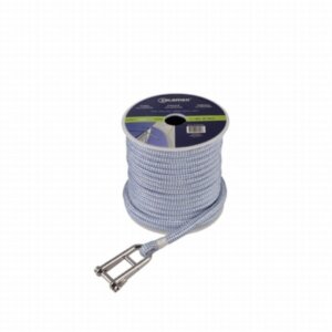 Grootzeil val polyester met rvs D-sluiting, 12 mm