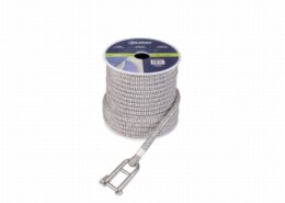 Genua val polyester met rvs D-sluiting, 12 mm