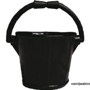 PVC puts 7,5 liter zwart