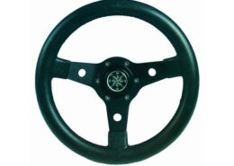 Stuurwiel 310 mm zwart, aluminium/vinyl