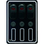 Schakelpaneel waterdicht 12 volt, 3 posities