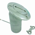 Dekvuldop Petrol 30 graden/38 mm rvs