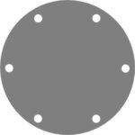 Pompdeksel voor Johnson F7 ( vervangt Jabsco 3993 )
