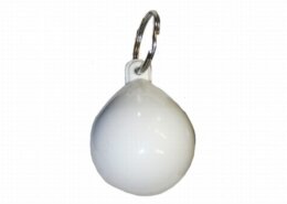Drijvende sleutelhanger boei wit