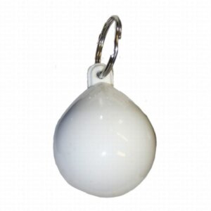 Drijvende sleutelhanger boei wit