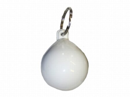 Drijvende sleutelhanger boei wit