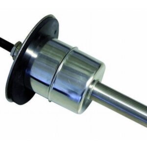 Tankzender RVS 12/24V 400mm voor vuil of grijs water