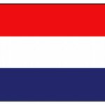 Vlag Nederland, 50 x 75 cm classic rood,wit donkerblauw