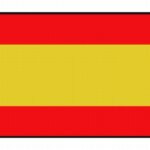 Vlag spanje 30x45