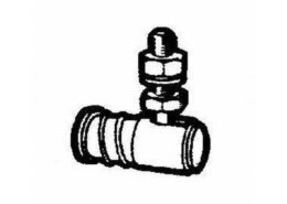 Balljoint/snelkoppeling A344 voor Kabels met M10-draadeind