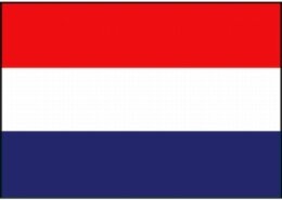 Vlag Nederland, 40 x 60 cm classic rood,wit donkerblauw