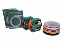 Waterlijn-tape rood, oranje en geel