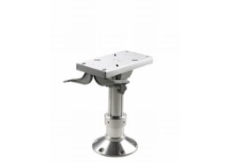 Stoelpoot verstelbaar 300-400 mm met slede