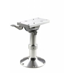 Stoelpoot verstelbaar 350-470 mm met slede