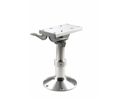 Stoelpoot verstelbaar 350-470 mm met slede