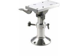 Stoelpoot verstelbaar 350-470 mm met slede