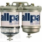 Dieselfilter dubbel met waterafscheider
