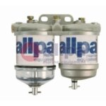 Dieselfilter dubbel met waterafscheider