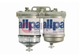 Dieselfilter dubbel met waterafscheider