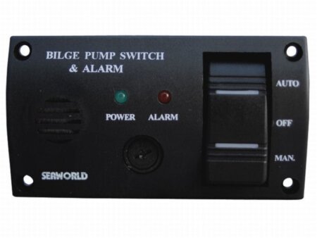 Bilgepomp schakelpaneel met alarm