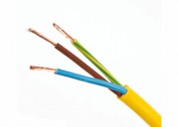 (Wal)stroomkabel geel 3x6 mm²