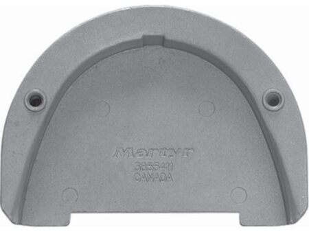 Volvo anode Transom plate SX aluminium