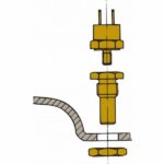 Sensor uitlaatalarm voor waterlock