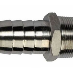 RVS slangtule buitendraad 3/8 x 15 mm