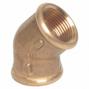 Messing knie 1/2"