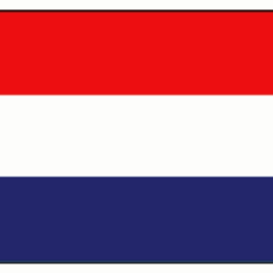 Vlag Nederland, 30 x 45 cm classic rood,wit donkerblauw
