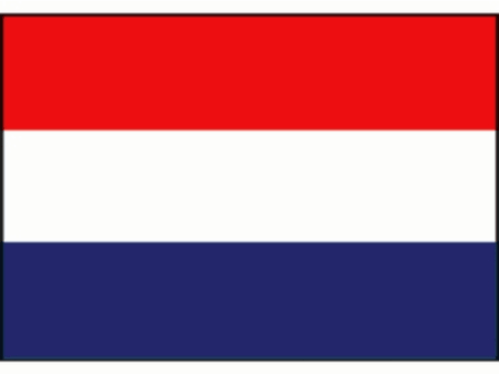 Vlag Nederland, 20 x 30 cm classic rood,wit donkerblauw