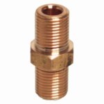 Messing nippel 3/8"