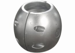 Schroefas anode Aluminium 40 mm