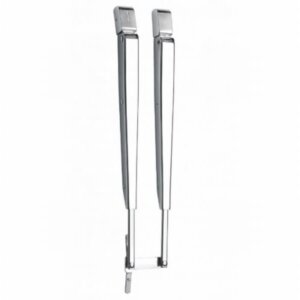 Vetus dubbele instelbare arm 386 - 471 mm RVS, DIN