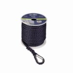 Ankerlijn polyester 12 mm - 30 meter zwart