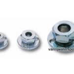 Dekdoorvoer verchroomd, 10 mm