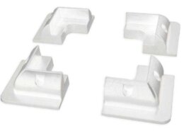 Hoekblokken wit (set van 4)