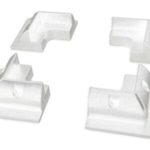 Hoekblokken wit (set van 4)