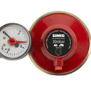 Gasdrukregelaar + manometer