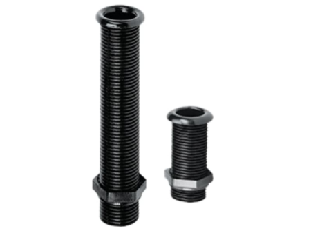 Loos pijp 155 mm, zwart