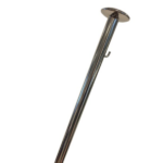 Vlaggenstok rvs, 25 mm, lengte 1000 mm